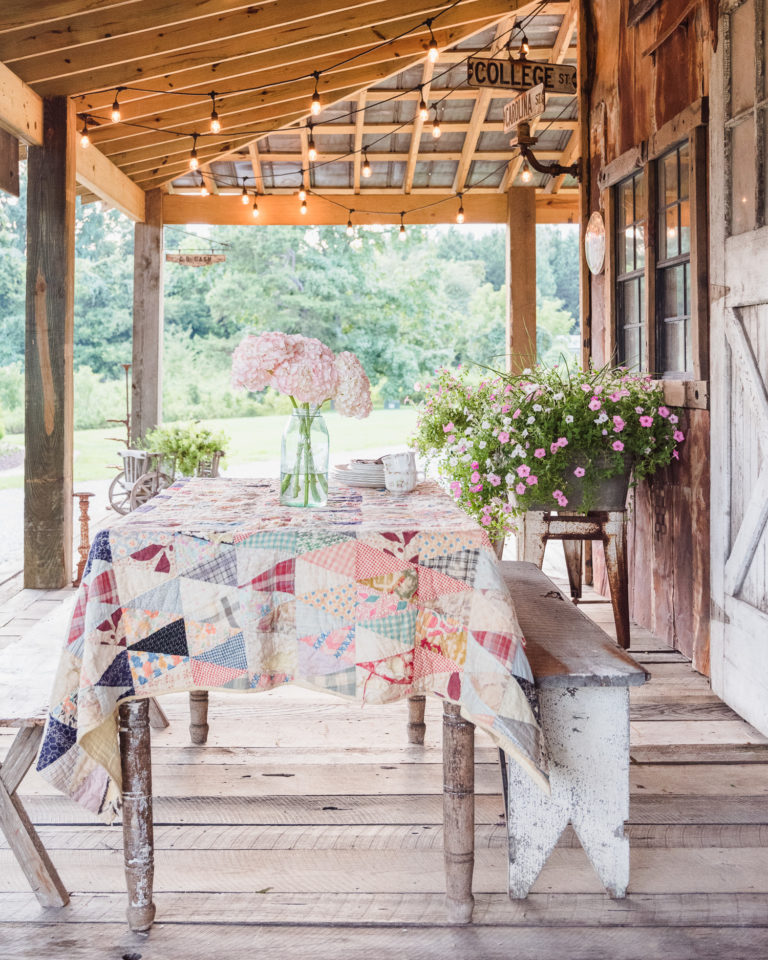Our Barn Porch made it into Country Living Magazine! What a sweet surprise