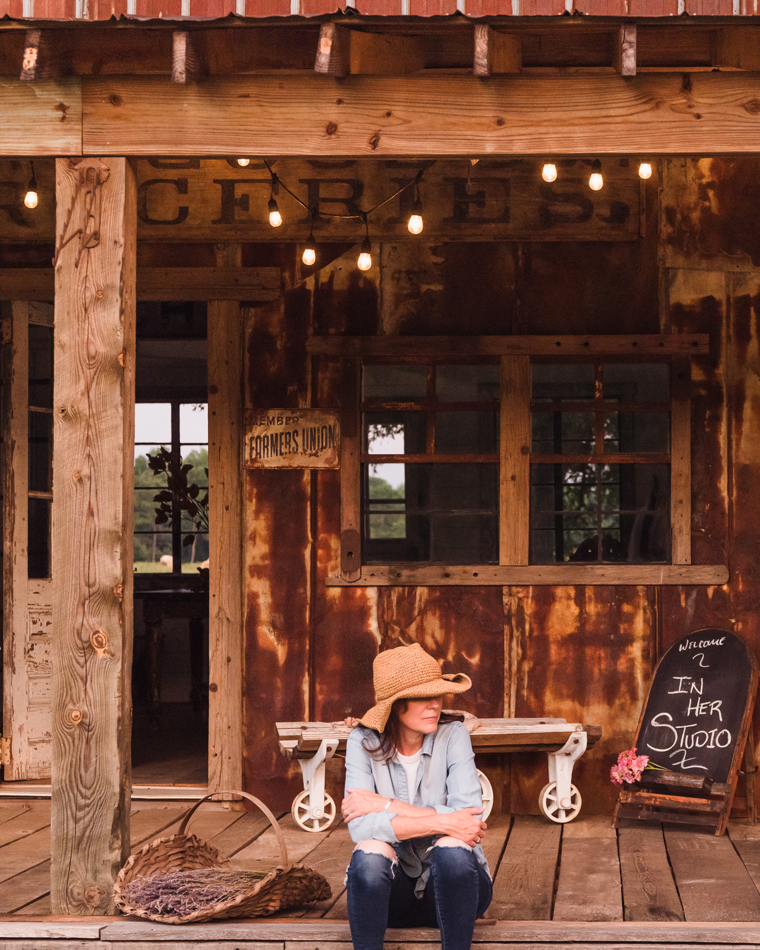 Barn Photography Studio | Porch Sitting