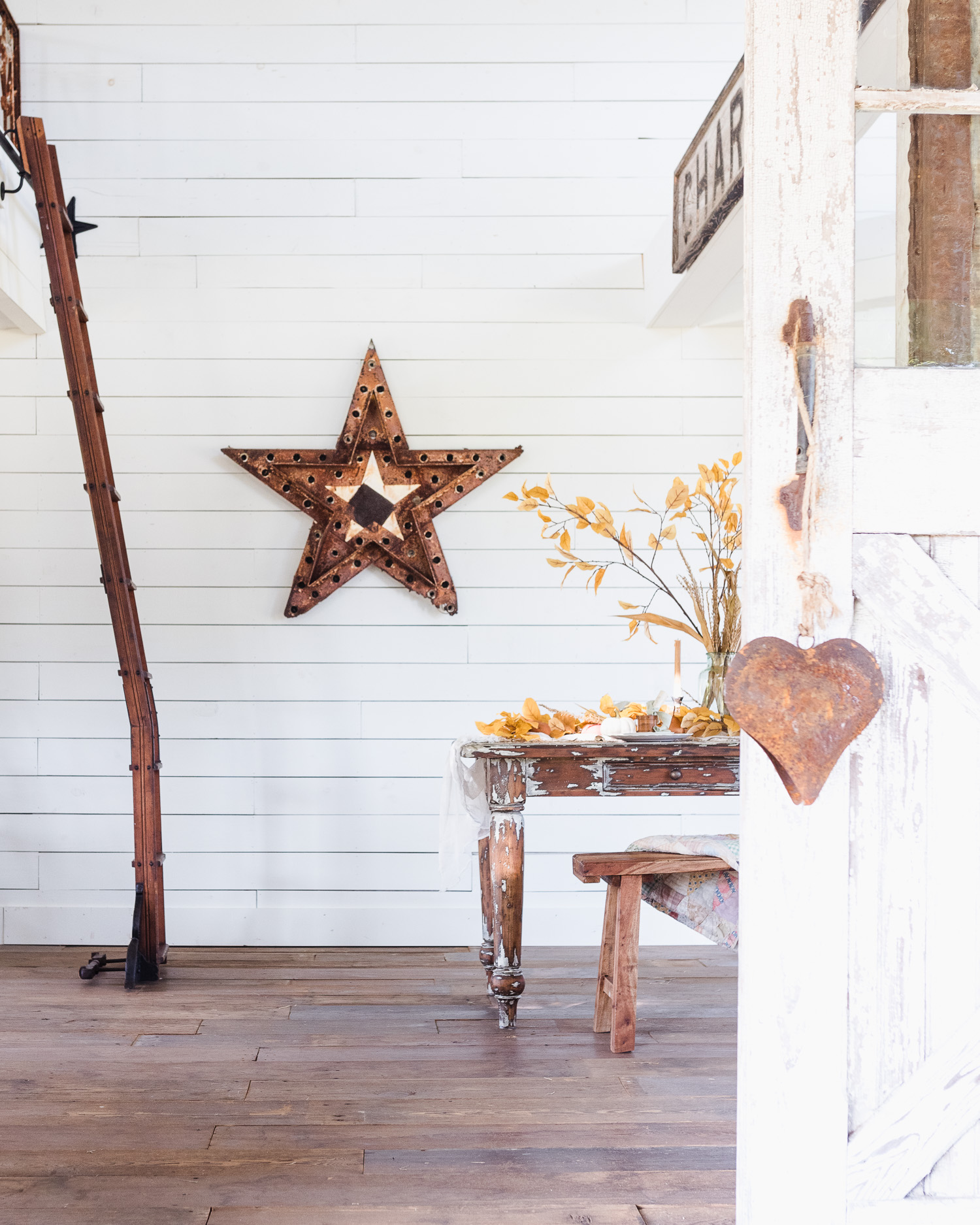 Rustic Fall Porch 