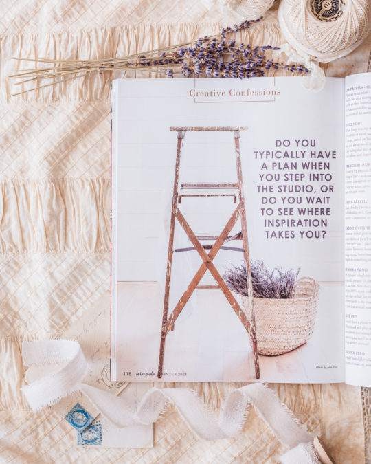 Ladder & Lavender In a Magazine