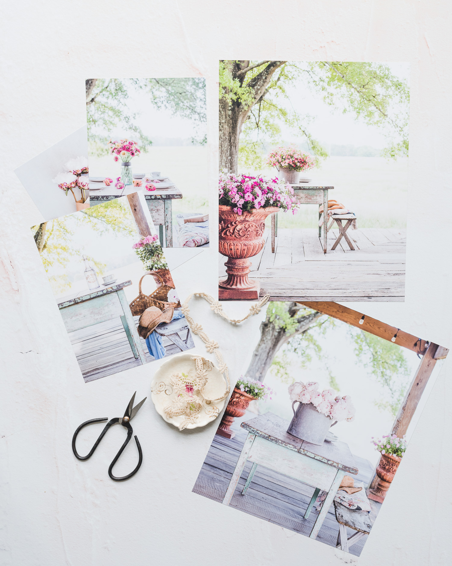 Prints | Country Living Vibe, Flowers, Vintage Vases