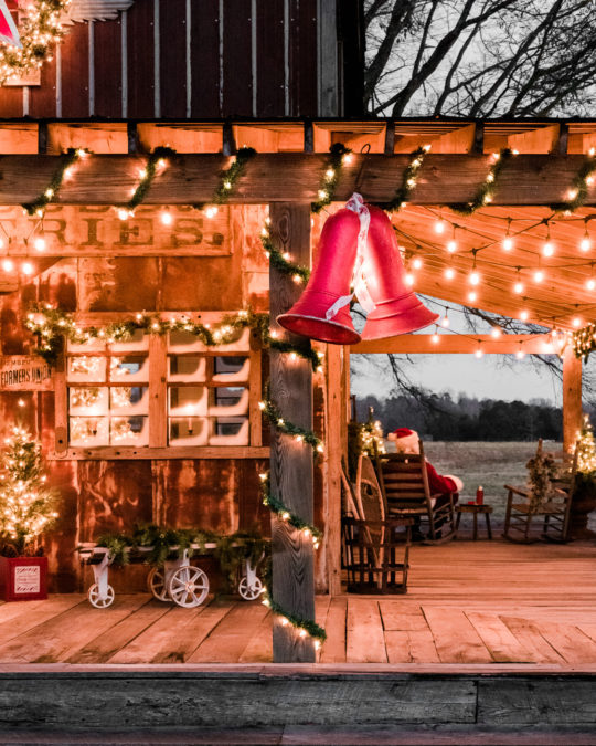 Christmas Barn Porch