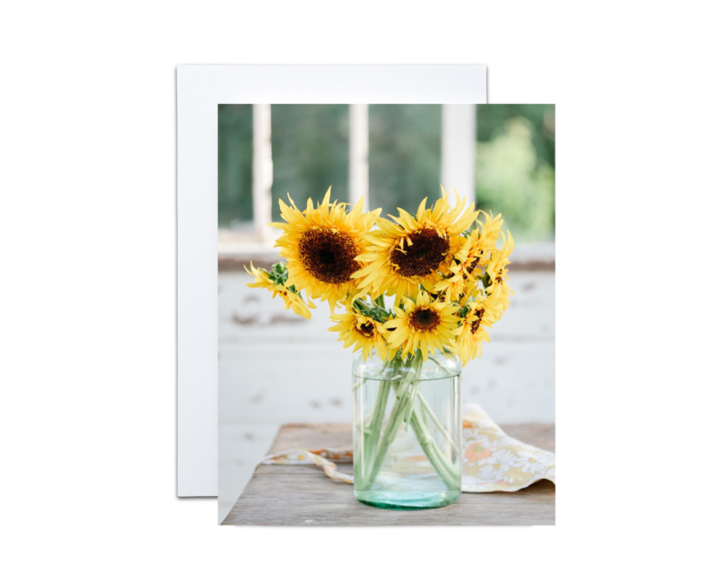 Sunflower Frilly | Greeting Card