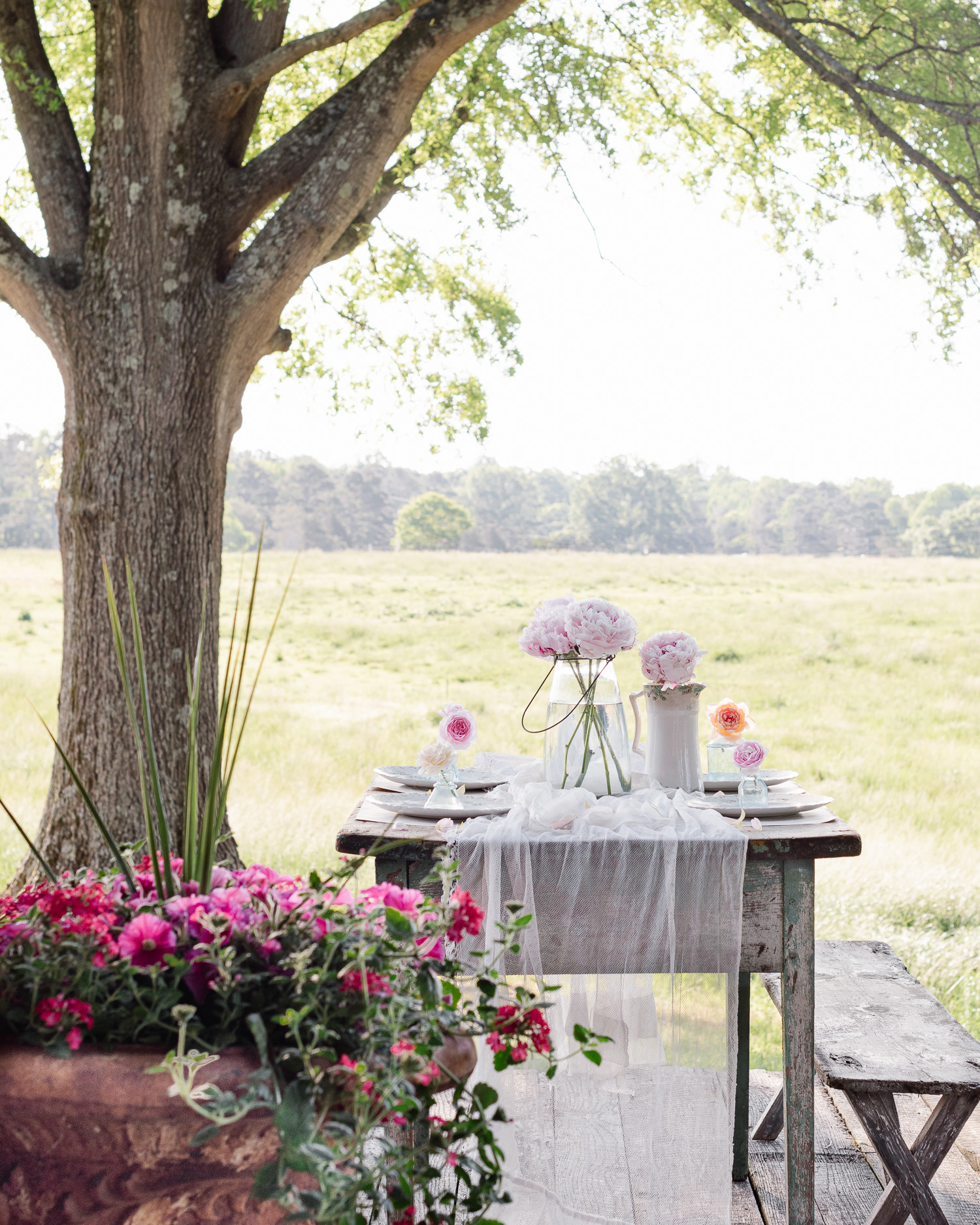 Country Chic Spring Barn Porch