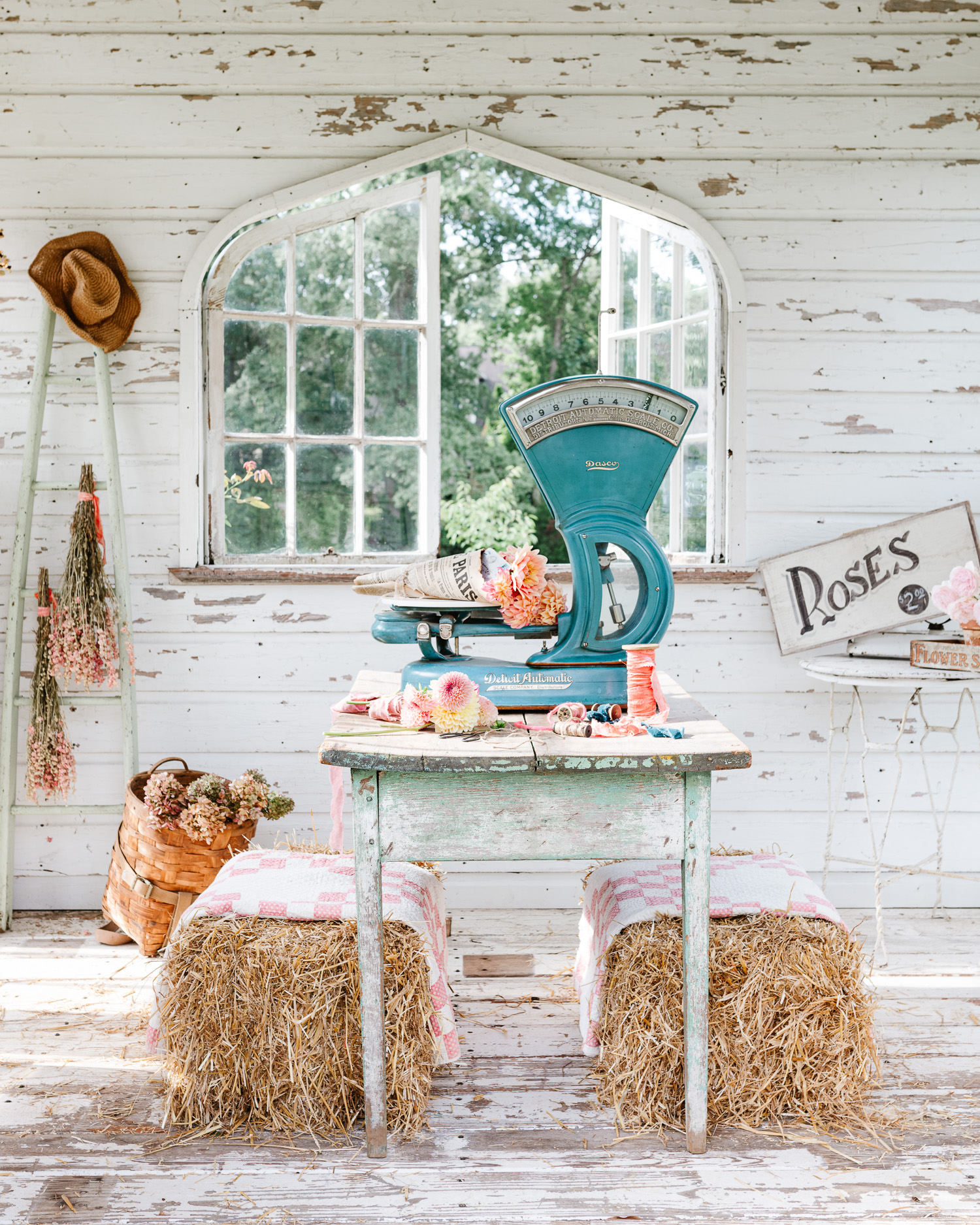 The Flower House Decorated For Fall | Fall On The Farm