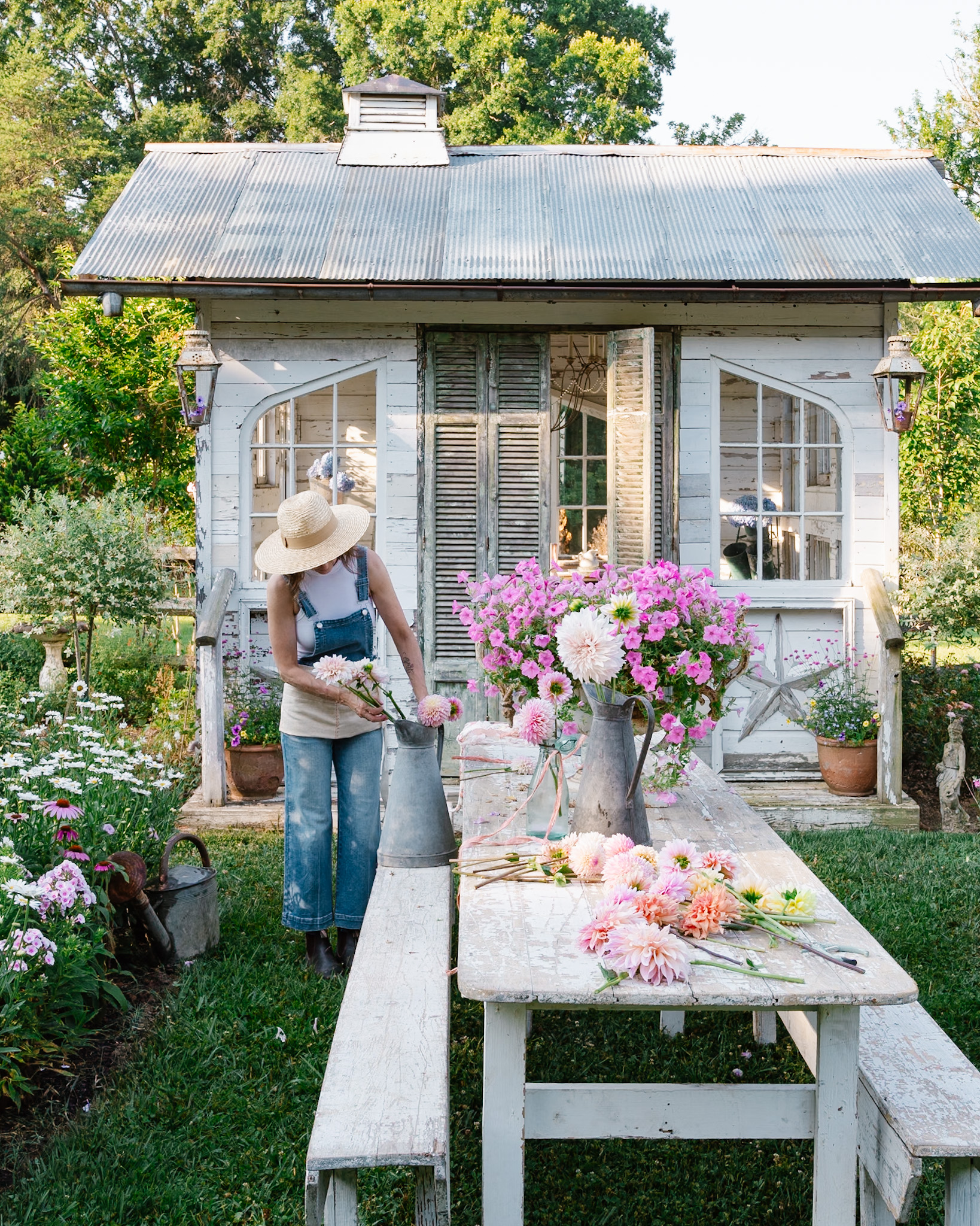 The Flower House in the spring