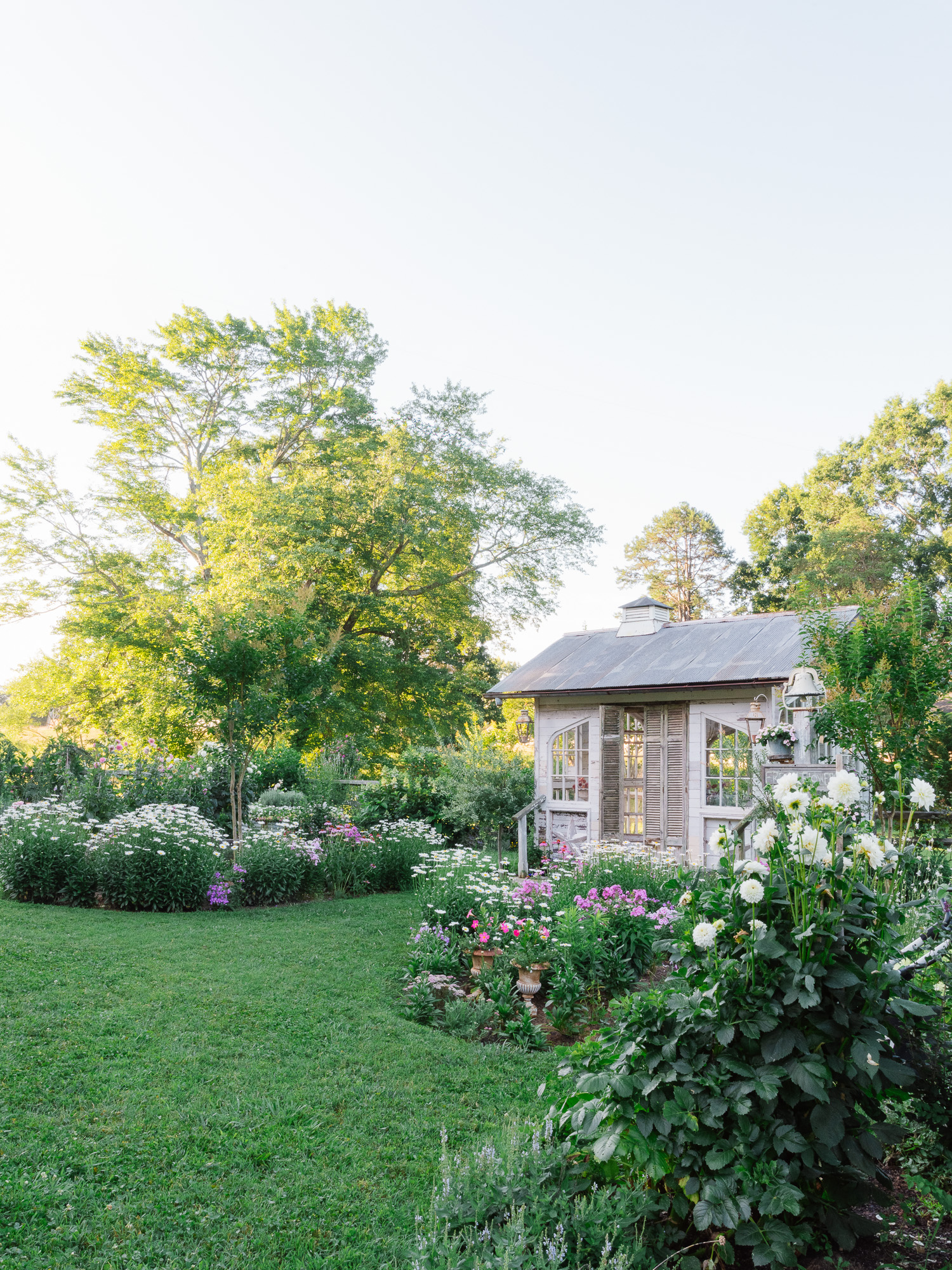 Cottage Garden | The Flower House love this view of the flower house