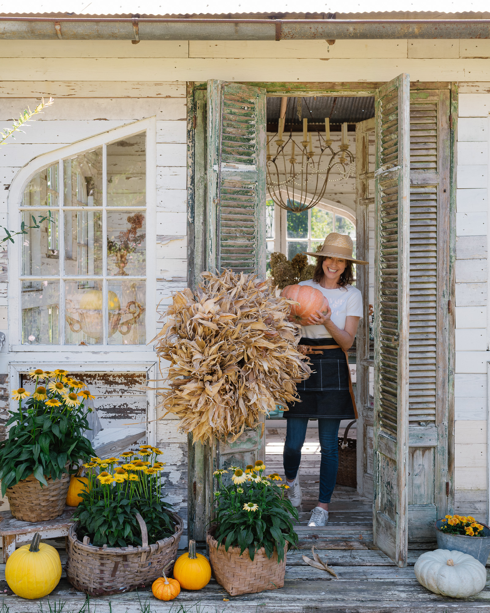 The Flower House Styled for Fall