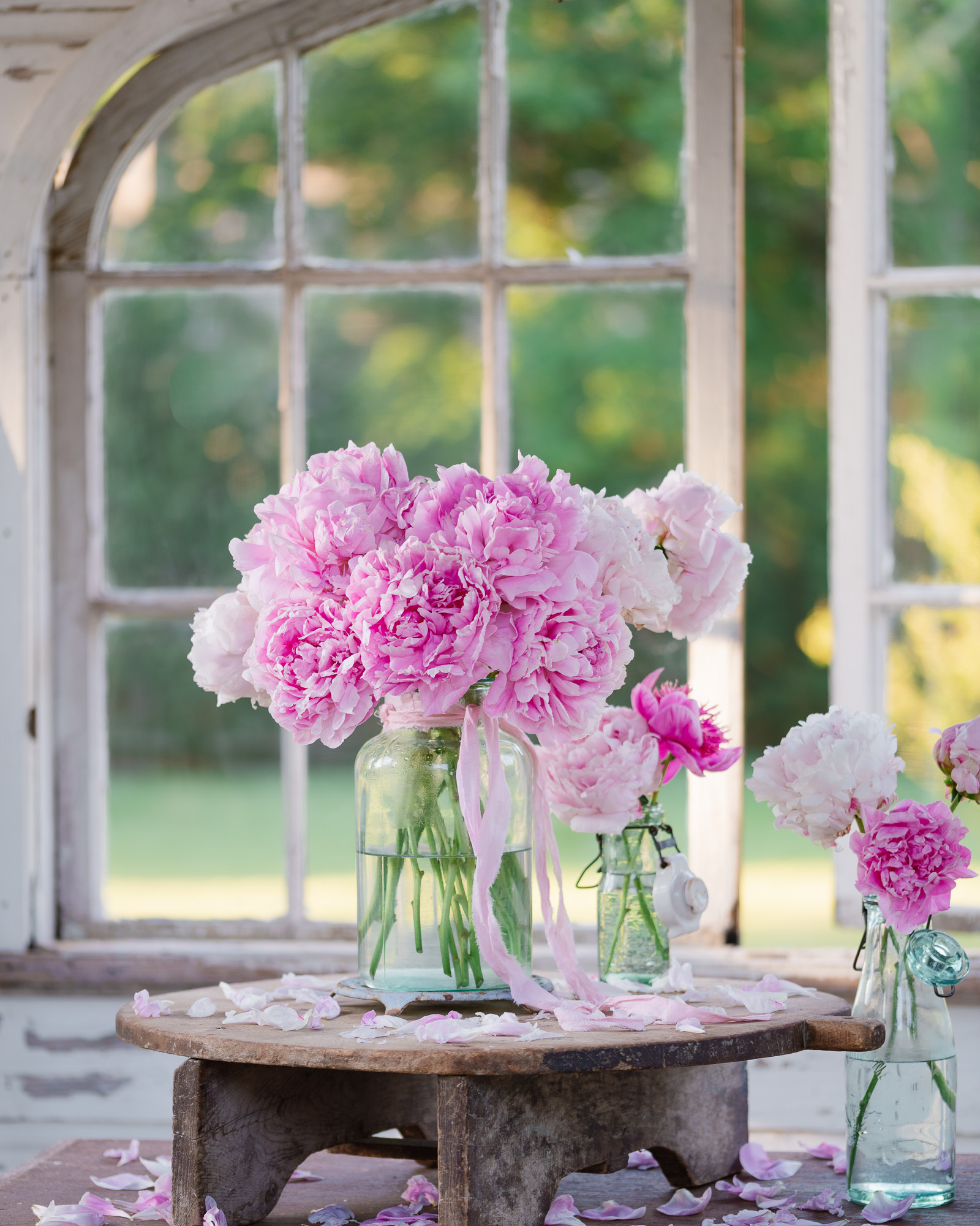 Peonies from the flower garden